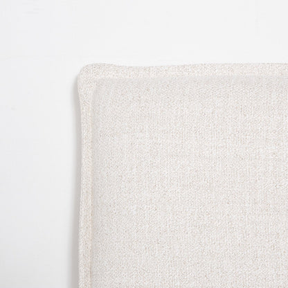 Watkins Platform Tall Headboard Upholstered Storage Bed - Cream