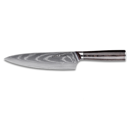 LUCIA 20 | Chef Knife Steel Core / Pakka wood handle