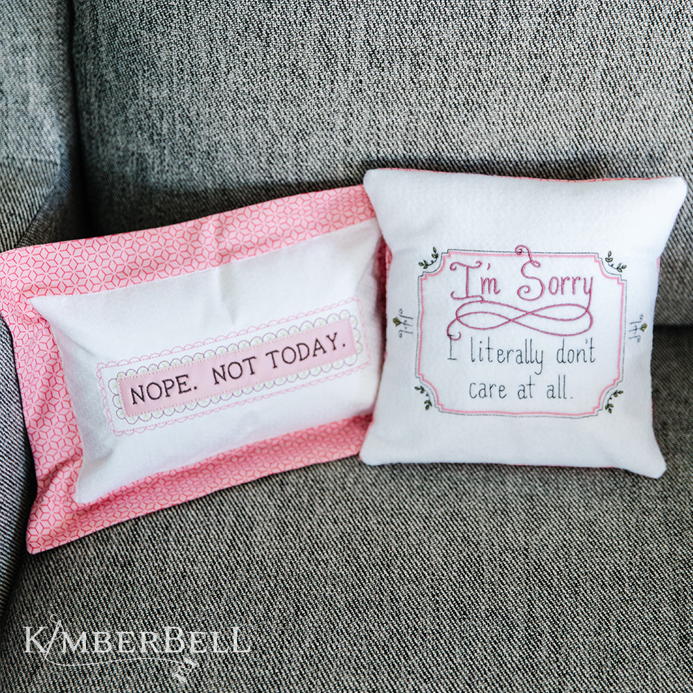 Kimberbell Sweet & Snarky : Appliqués Kimberblank
