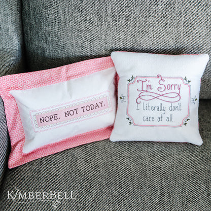 Kimberbell Sweet & Snarky : Appliqués Kimberblank