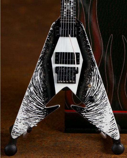 Kirk Hammett Death Magnetic V Miniature Guitar Replica Collectible