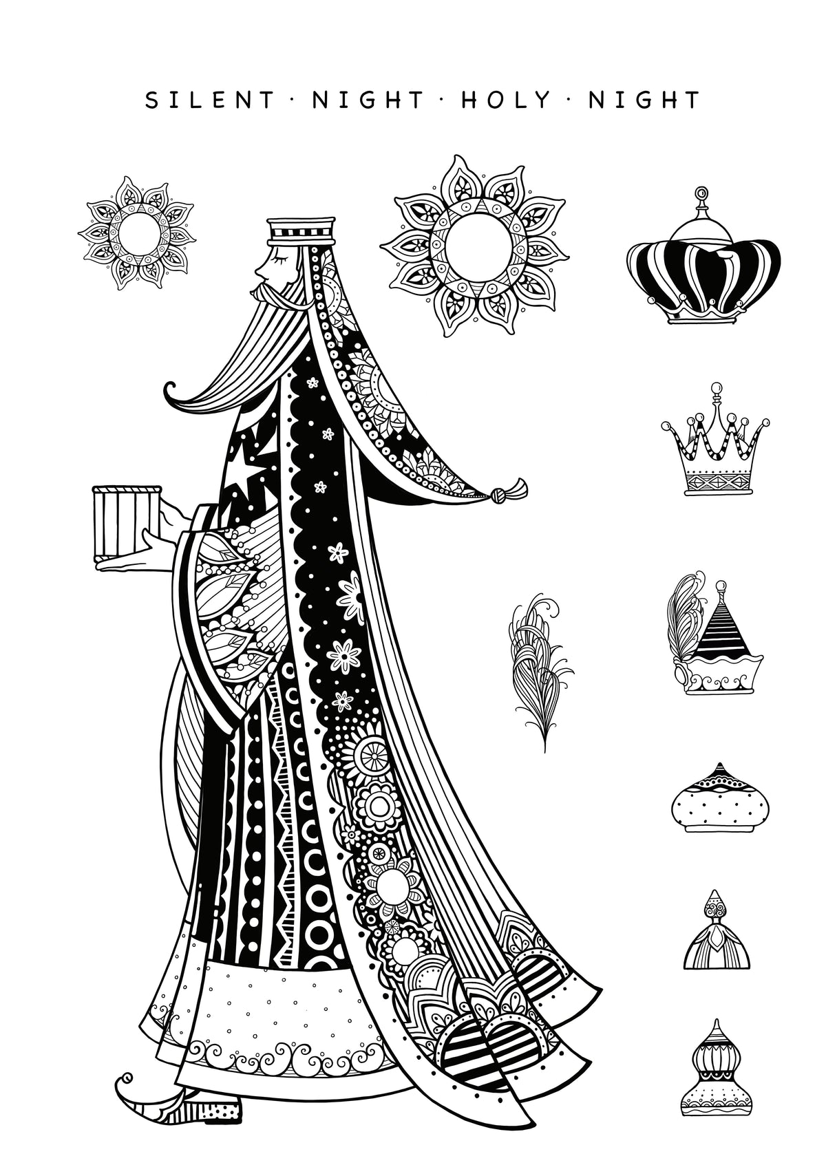 Katkin Krafts Wise Man, lot de tampons transparents 6 po x 8 po