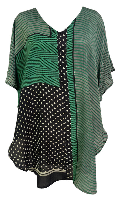 PRC6498 Avatar Pure Silk Waterfall Top