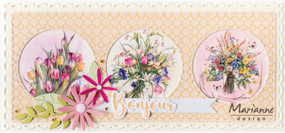 Marianne Design Feuille de découpe A4 - Mattie's Mini's - Bouquets