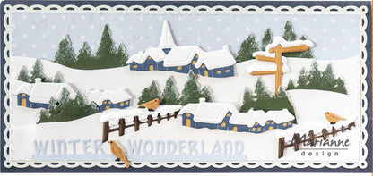 Marianne Design Matrice de découpe Creatables - Tiny's Snowy Village