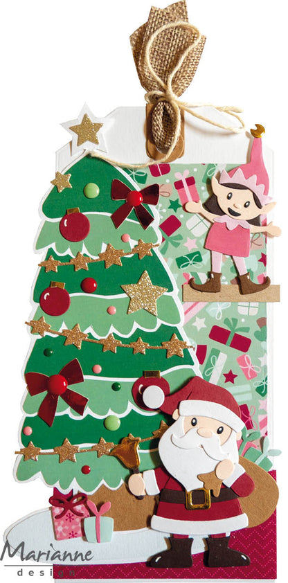 Marianne Design Bloc de papiers A4 - Jolly Christmas