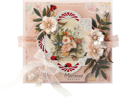 Marianne Design Feuille de découpage A4 - Mattie's Mooiste Bouquets de Printemps