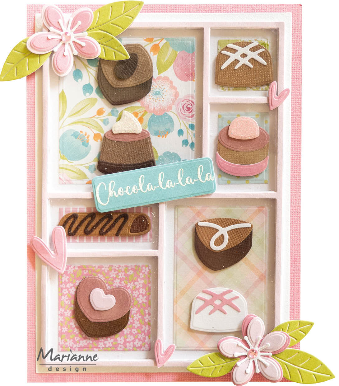 Matrice de découpe Marianne Design Collectables - Chocolats par Marleen