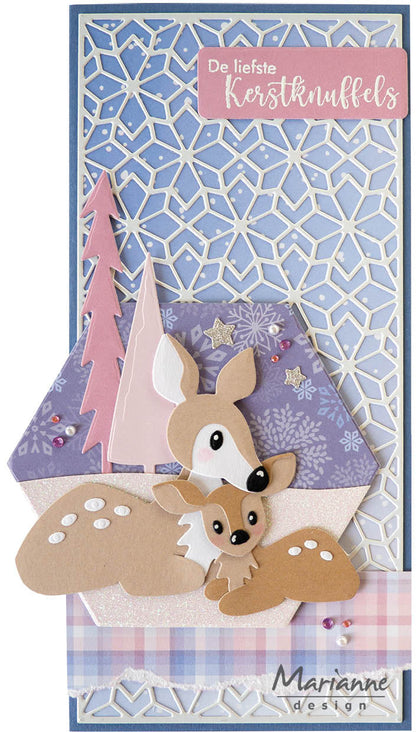 Marianne Design Craftables Matrice de découpe - Fond Slimline Nordique