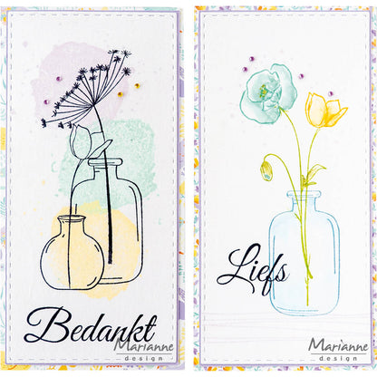 Marianne Design Tampon Transparent - Silhouette Art - Freesia