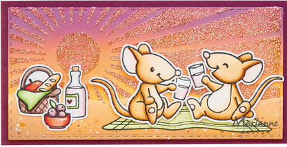 Marianne Design Tampon et Matrices de découpe - Animaux d'Eline - Pique-nique