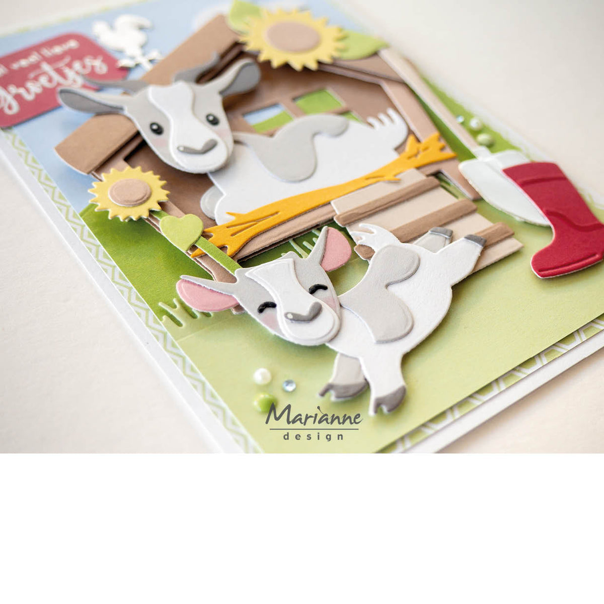 Marianne Design Matrice de découpe Collectables - Famille de Chèvres d'Eline