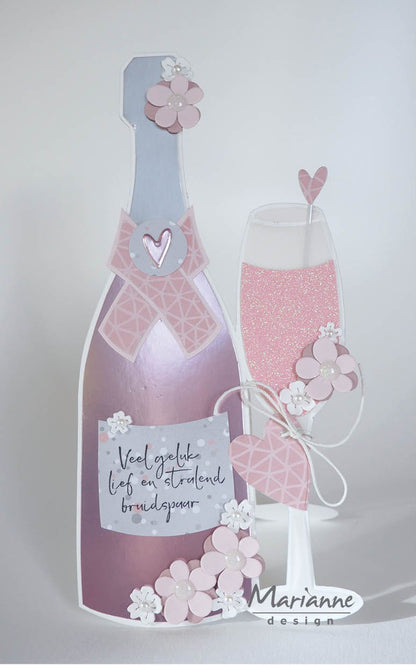 Pochoir artisanal Champagne de Marleen
