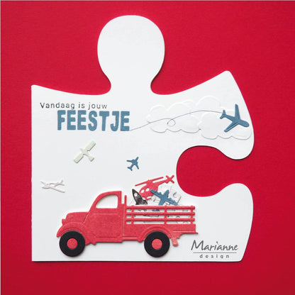 Pochoir puzzle d'artisanat