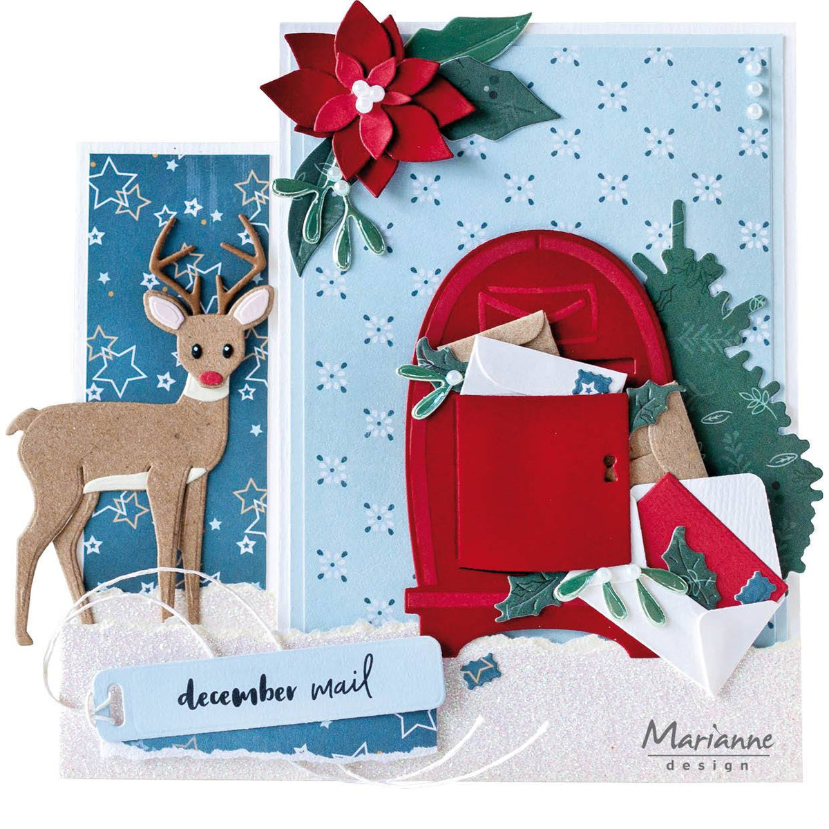 Tampons transparents "Christmas Mail" par Marleen