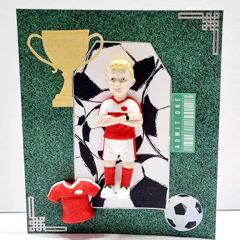 Moule en silicone Footballeur Bras Croisés