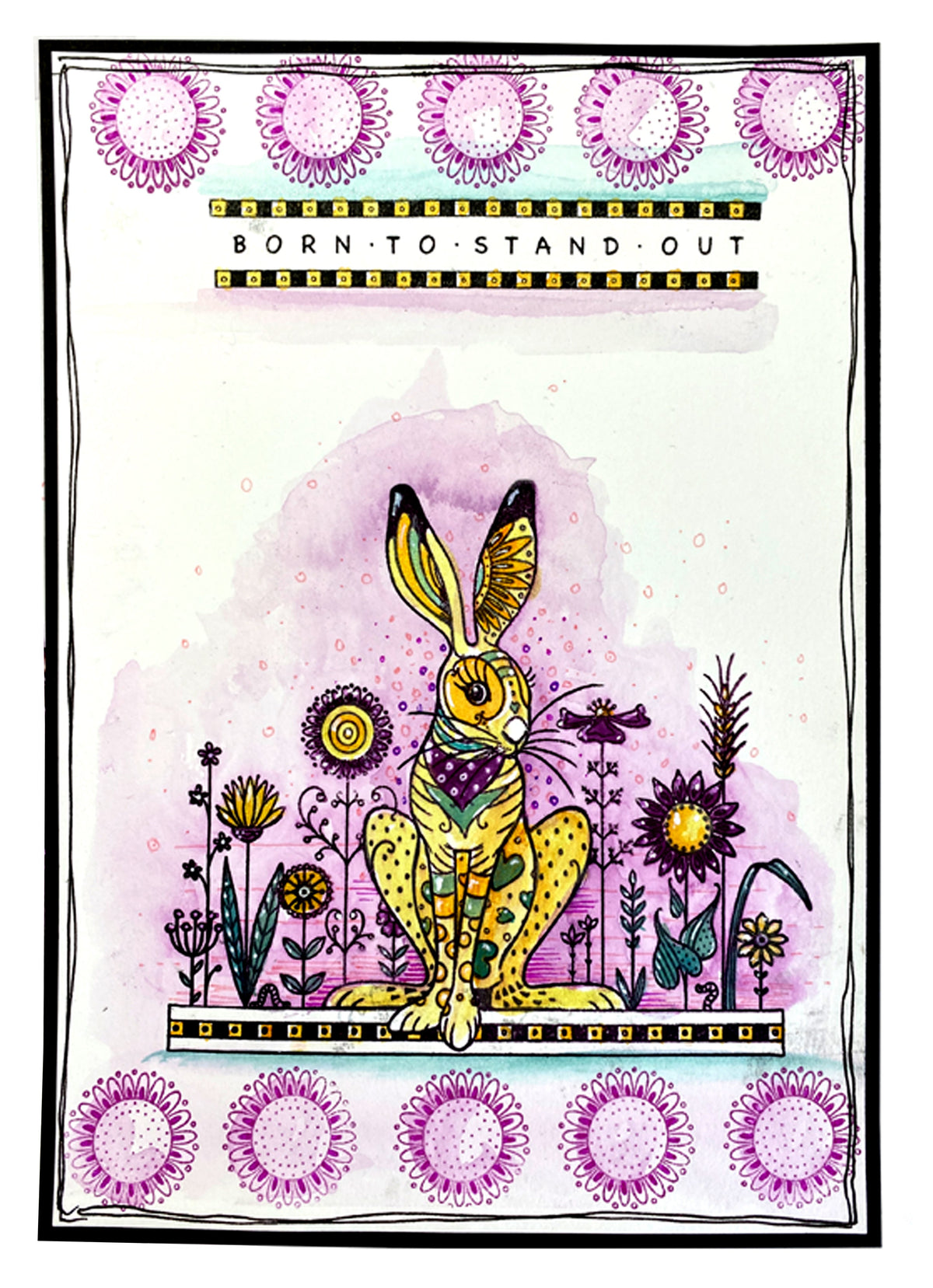Katkin Krafts Hilda Lot de Tampons Transparents 15,24 cm x 20,32 cm