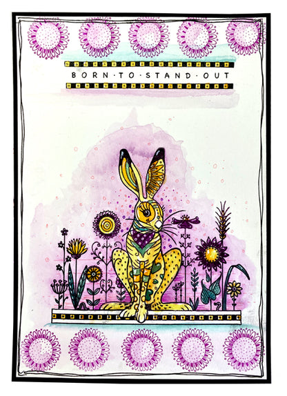 Katkin Krafts Hilda Lot de Tampons Transparents 15,24 cm x 20,32 cm
