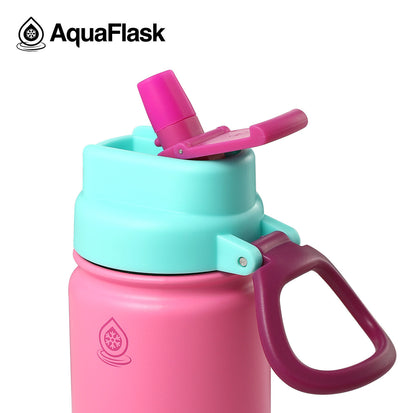 Bouteilles d'eau AquaFlask Kids FlipSip 414 ml (14 oz)