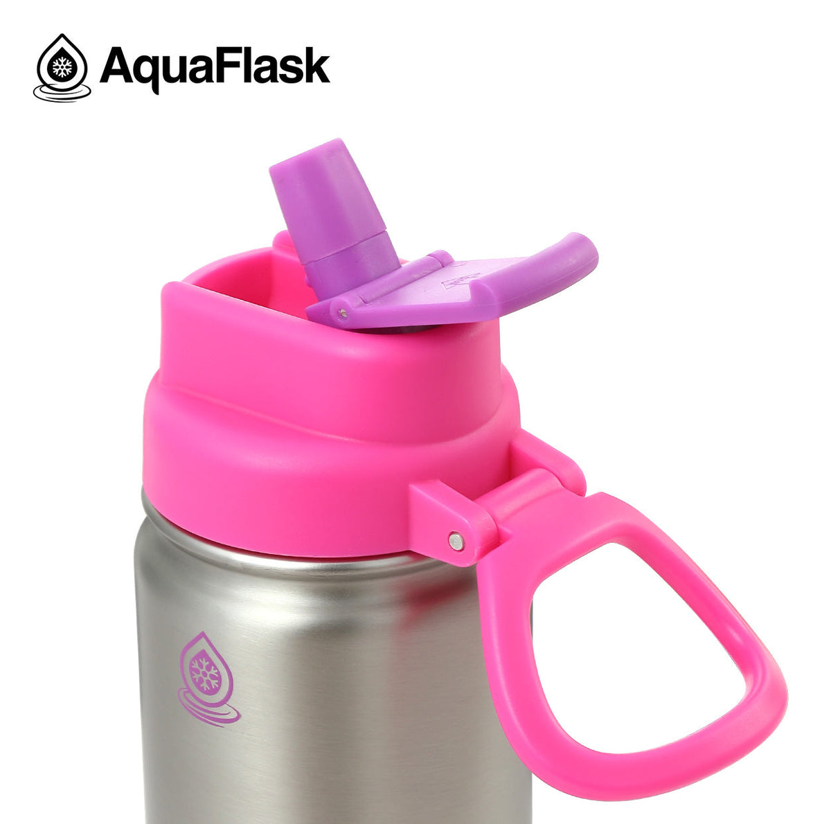 Bouteilles d'eau AquaFlask Kids FlipSip 414 ml (14 oz)