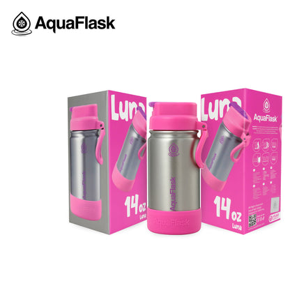 Bouteilles d'eau AquaFlask Kids FlipSip 414 ml (14 oz)
