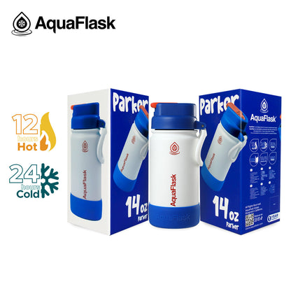 Bouteilles d'eau AquaFlask Kids FlipSip 414 ml (14 oz)