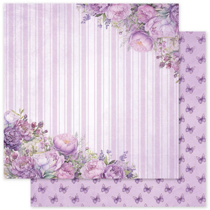 Collection de papiers Lavande et fées 30x30 cm 33477