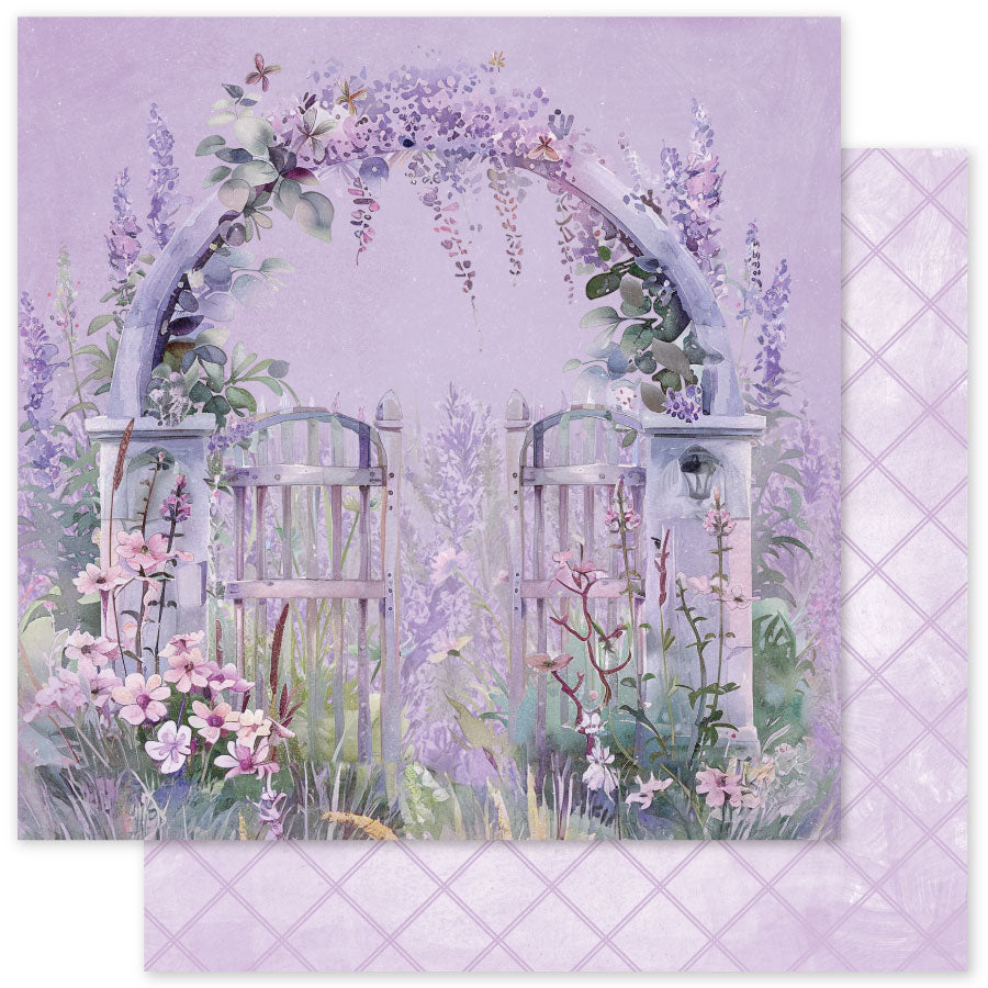 Collection de papiers Lavande et fées 30x30 cm 33477
