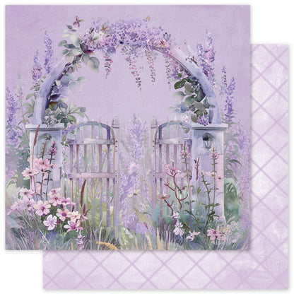 Collection de papiers Lavande et fées 30x30 cm 33477