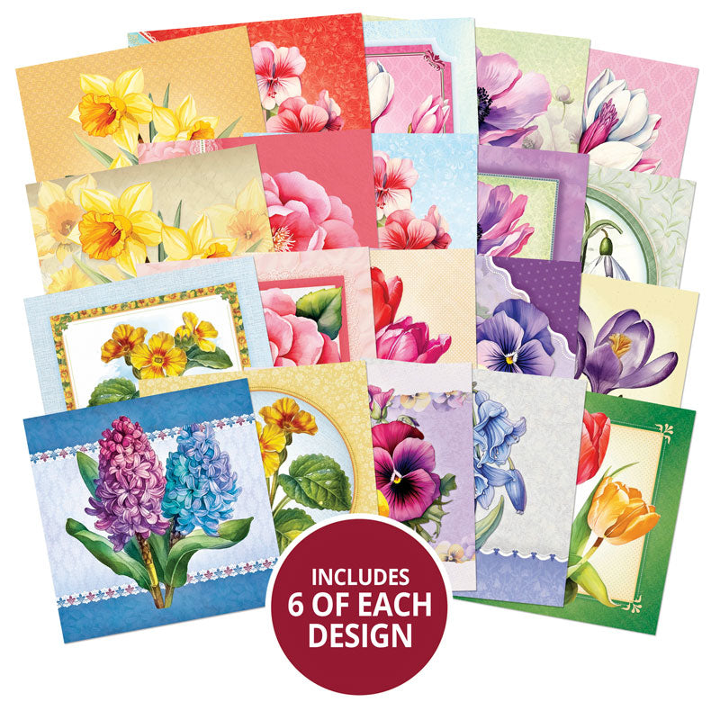 Petit livre carré In Full Bloom - Délices floraux