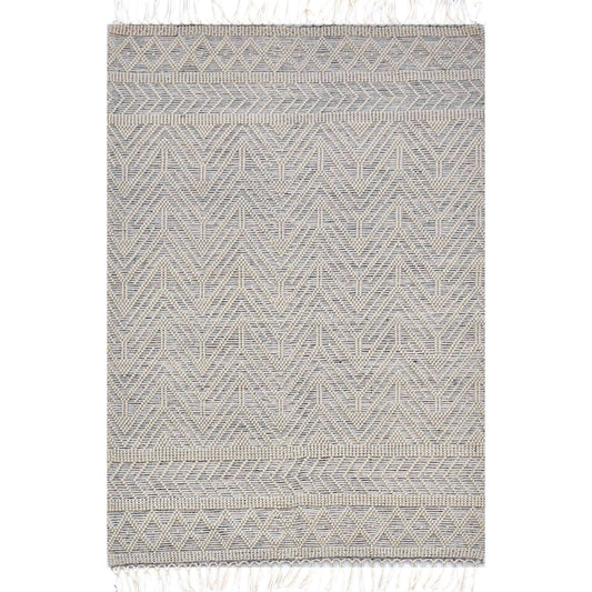 Tapis Leda en laine tressée 6x9