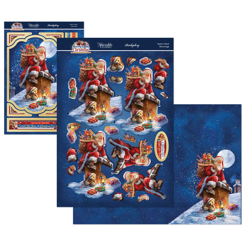 Kit Déco-Large Un Noël Joyeux - Le Père Noël est arrivé !