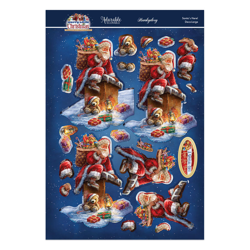Kit Déco-Large Un Noël Joyeux - Le Père Noël est arrivé !