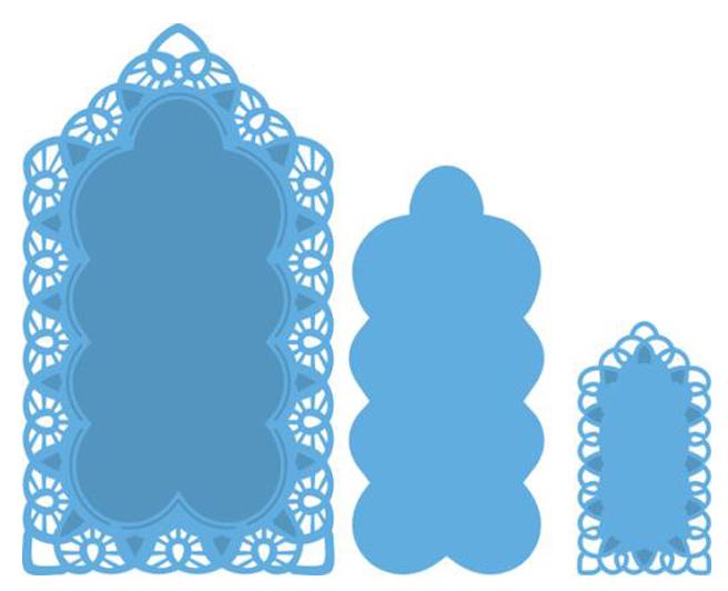 Marianne Design: Matrices de découpe Creatables - Étiquettes Vintage Tiny
