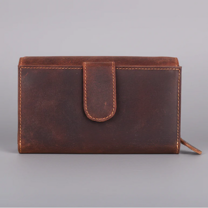 Greenwood Leather Full Grain Leather Wallet RFID Clutch