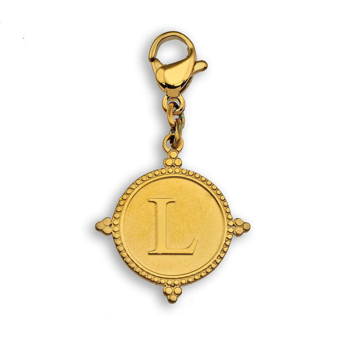 Gold Ornate Alphabet Letter Charms (A–Z) for Necklaces & Bracelets