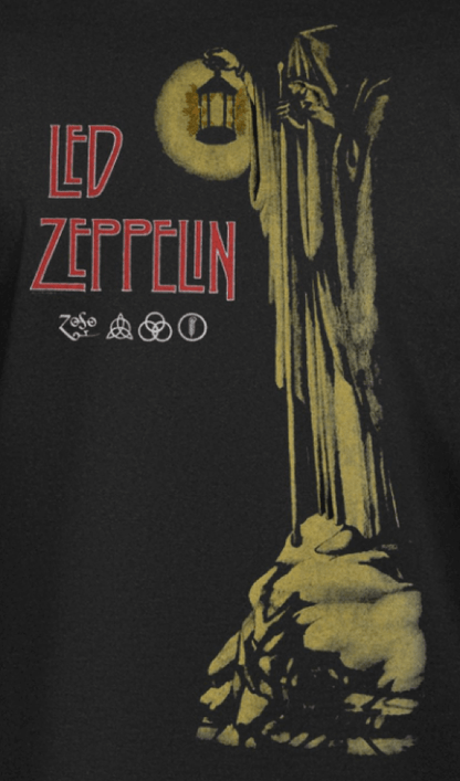 Led Zeppelin Stairway to Heaven Black T-Shirt