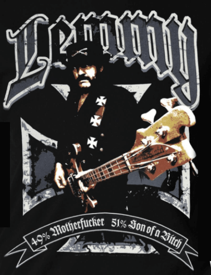 Lemmy Iron Cross Black T-Shirt