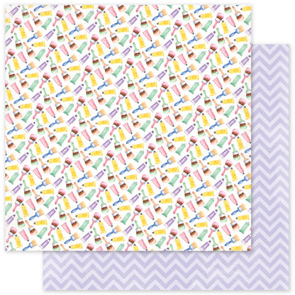 Little Artists Patterns 12x12 Paper Collection 35029