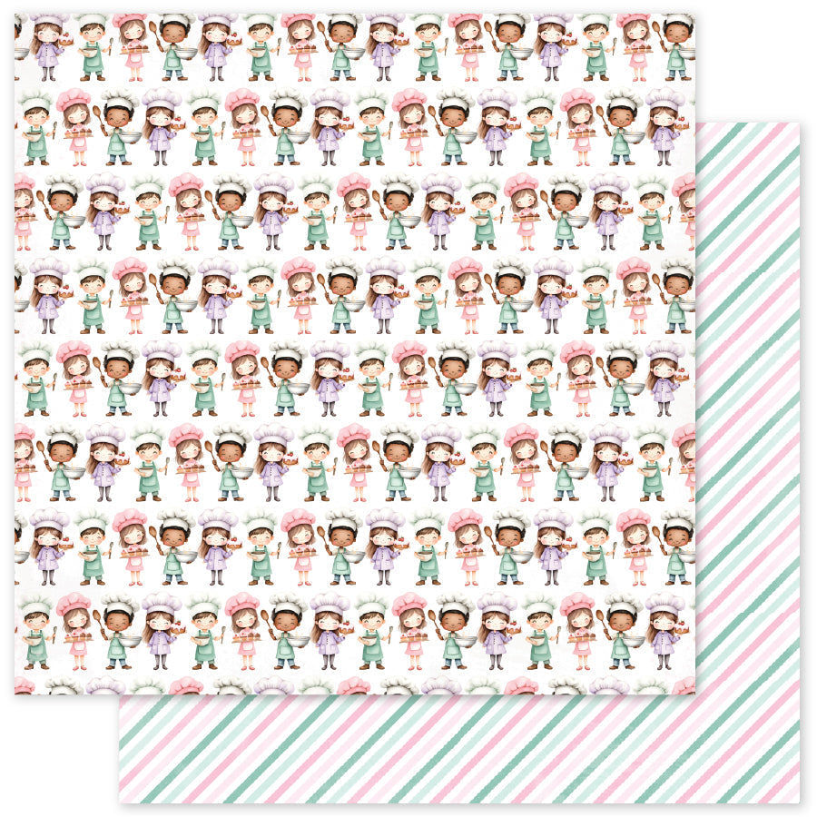 Collection de papiers Little Bakers Patterns 12x12 35023