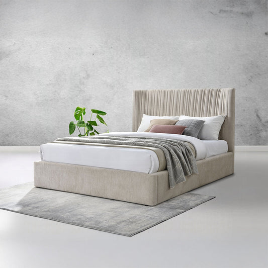Lit rembourré Loren - Beige