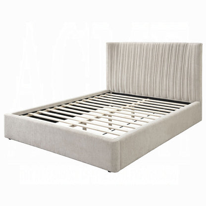 Alsace Luxury Upholstered Bed - Beige