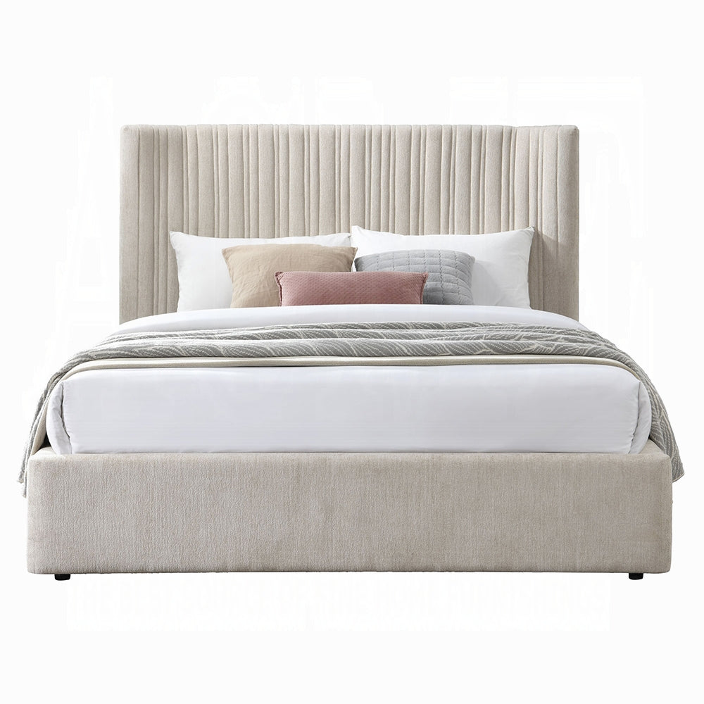 Alsace Luxury Upholstered Bed - Beige