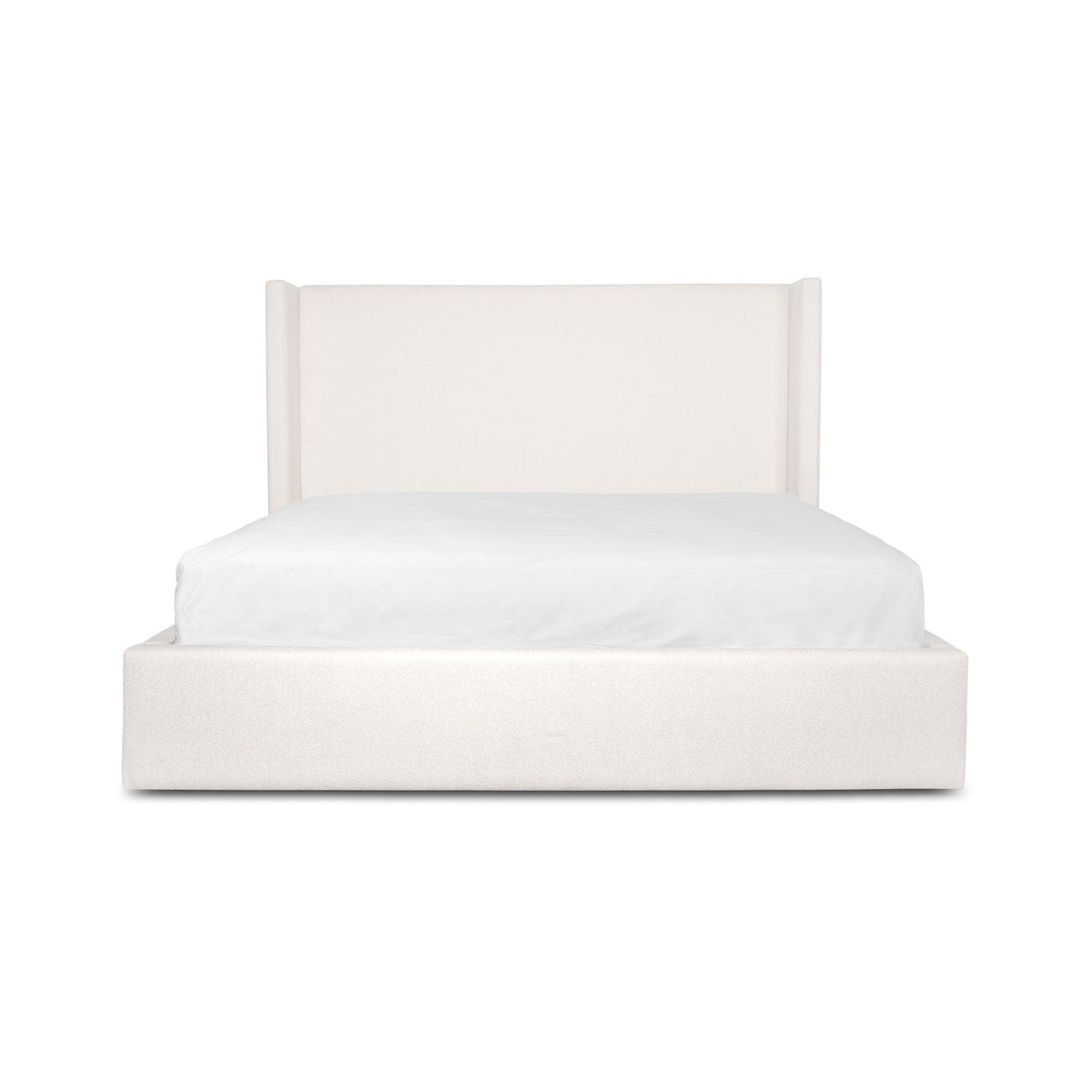 Angie Modern Storage Drawer Bed - Cream