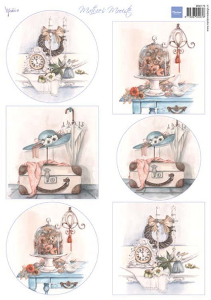 Marianne Design Feuille à Découper Mattie's Mooiste : Brocante
