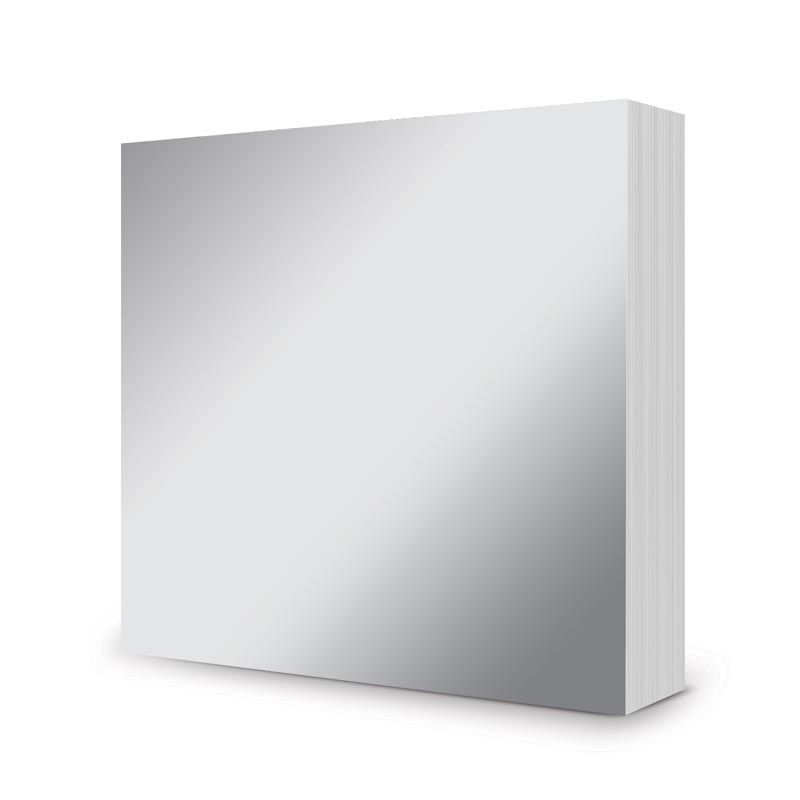 Mirri Mats - 15,2 cm x 15,2 cm - Argent éclatant