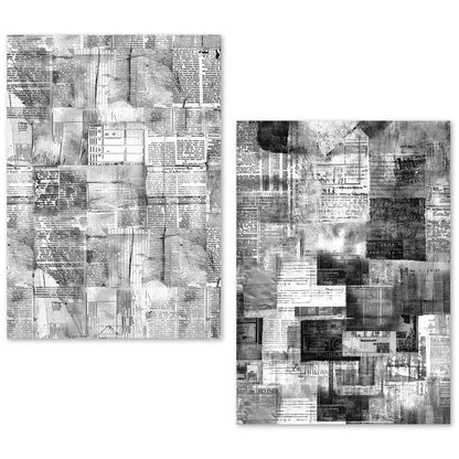 A5 Tissue Paper Set – 24 Sheets Newspapers