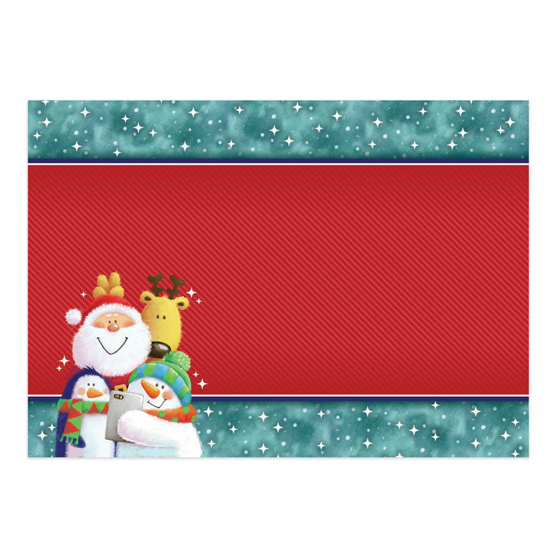 Un set grand format « Joyeux Noël » – Un selfie de Noël