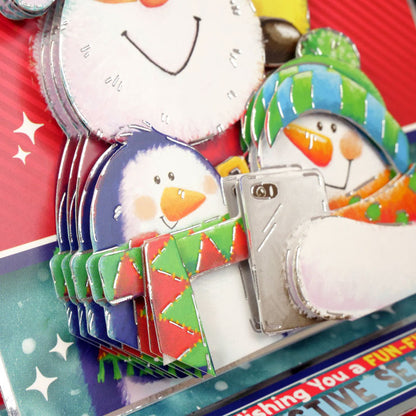 Un set grand format « Joyeux Noël » – Un selfie de Noël