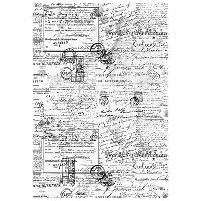 Papiers de riz techniques A4 Lot de 4 Souvenirs mémorables